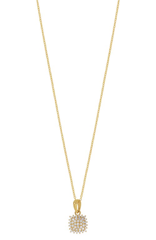 Bony Levy Mika Diamond Square Pendant Necklace in 18K Yellow Gold at Nordstrom