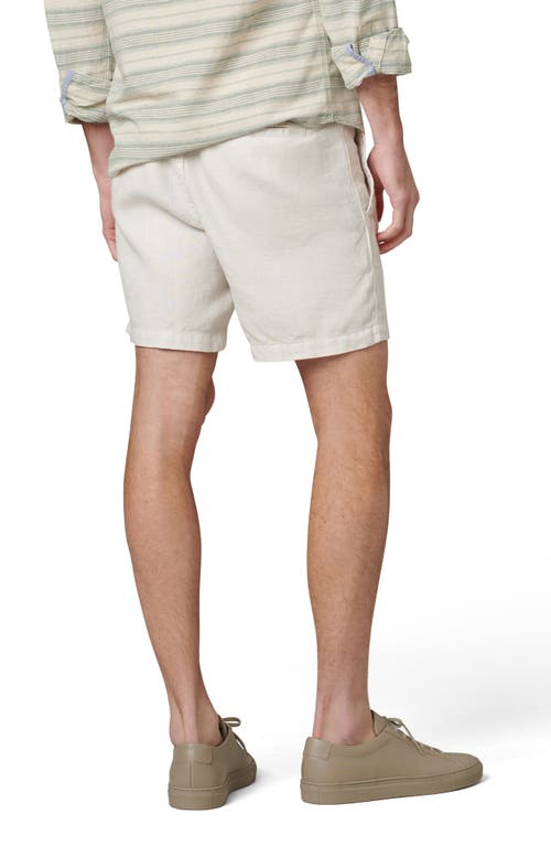 Joe's Emerson Linen Shorts In White Sands