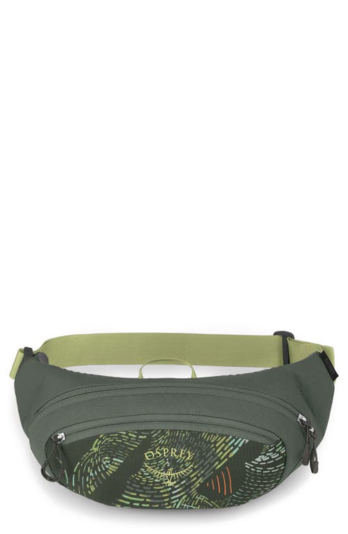 Daylite Waist Pack in Rattan Print/Rocky Brook