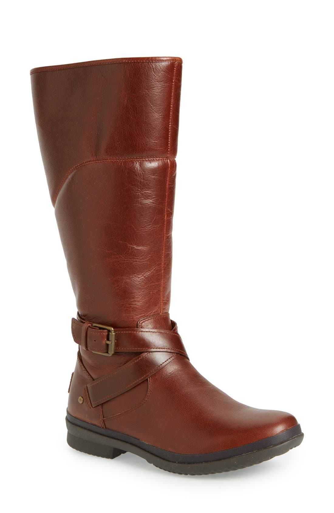 shearling lined riding boots