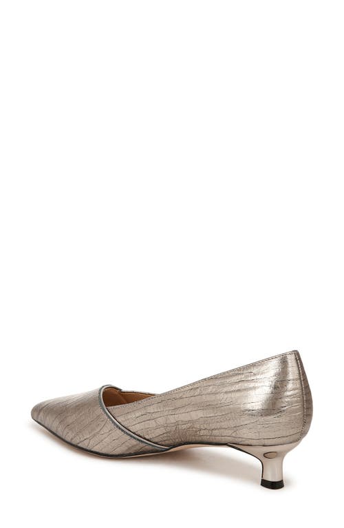 Shop 27 Edit Naturalizer Nova Pointed Toe Kitten Heel Pump In Pewter