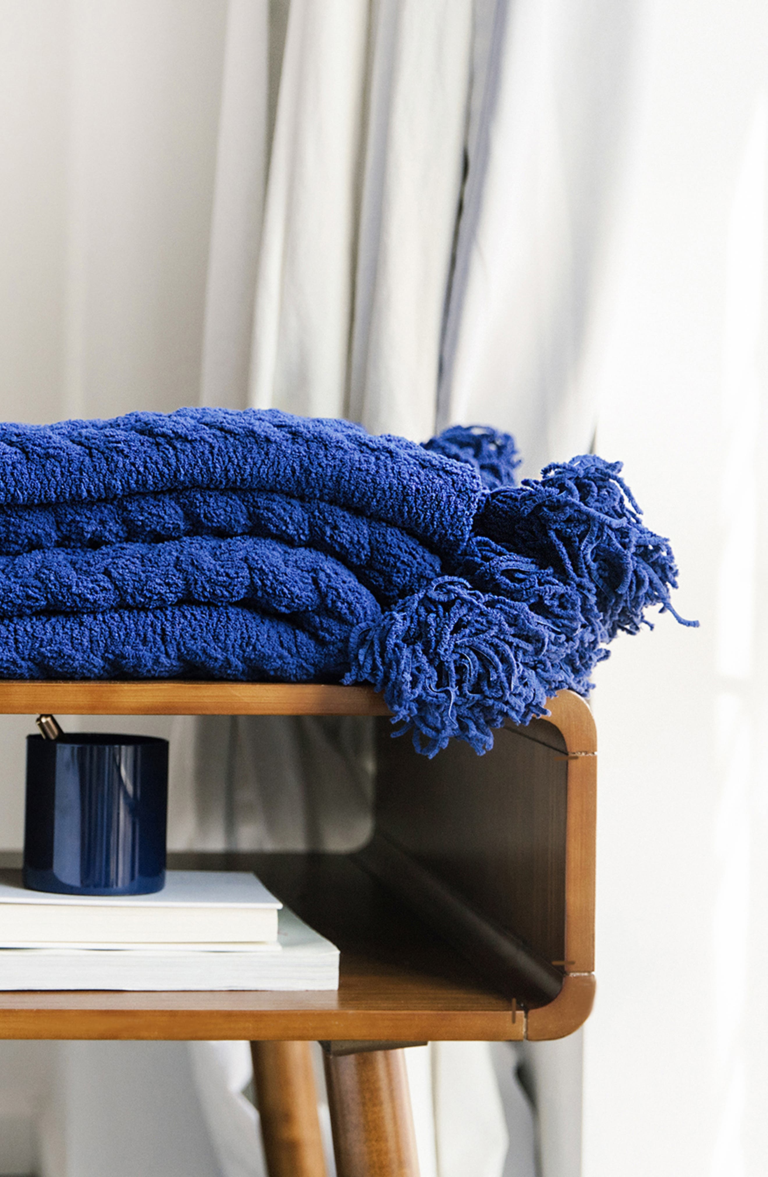 Sunday Citizen Braided Pom Pom Throw Blanket Nordstrom
