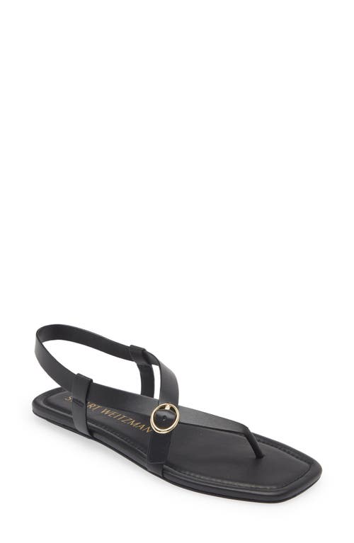 Stuart Weitzman Benni Slingback Flat Sandal at Nordstrom,