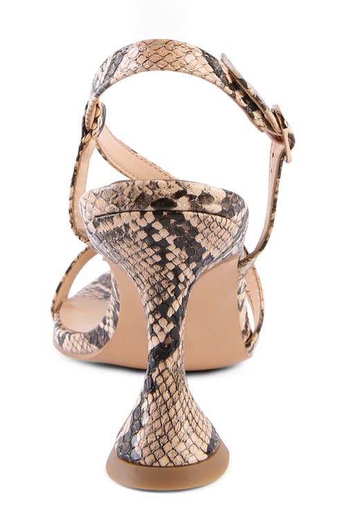 LONDON RAG LONDON RAG SNAKESKIN PRINT SANDAL