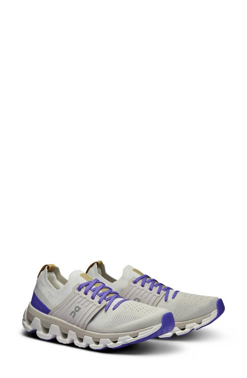 Shop On Cloudswift 3 Running Shoe In White/blueberry