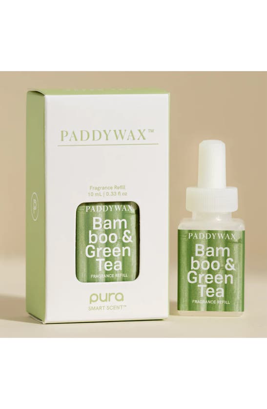 Shop Pura X Paddywax Bamboo & Green Tea 2-pack Diffuser Fragrance Refills In Bamboo Green Tea
