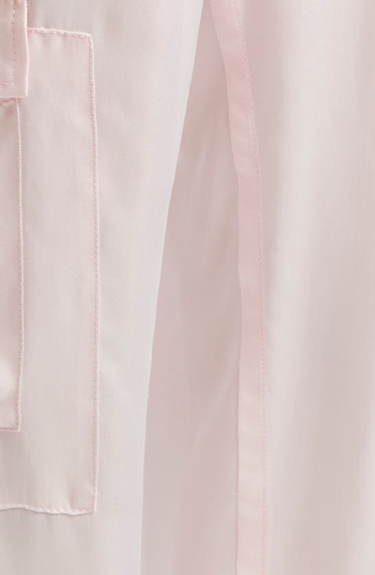 Shop Cinq À Sept Giles Cupro Crop Cargo Joggers In Icy Pink