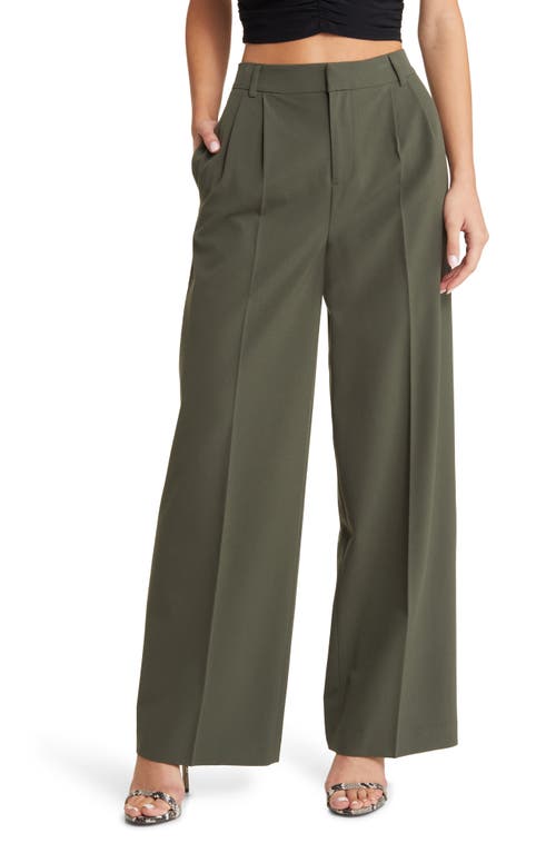 Open Edit Relaxed Waist Wide Leg Trousers at Nordstrom,