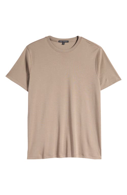 Shop Robert Barakett Georgia Pima Cotton T-shirt In Walnut