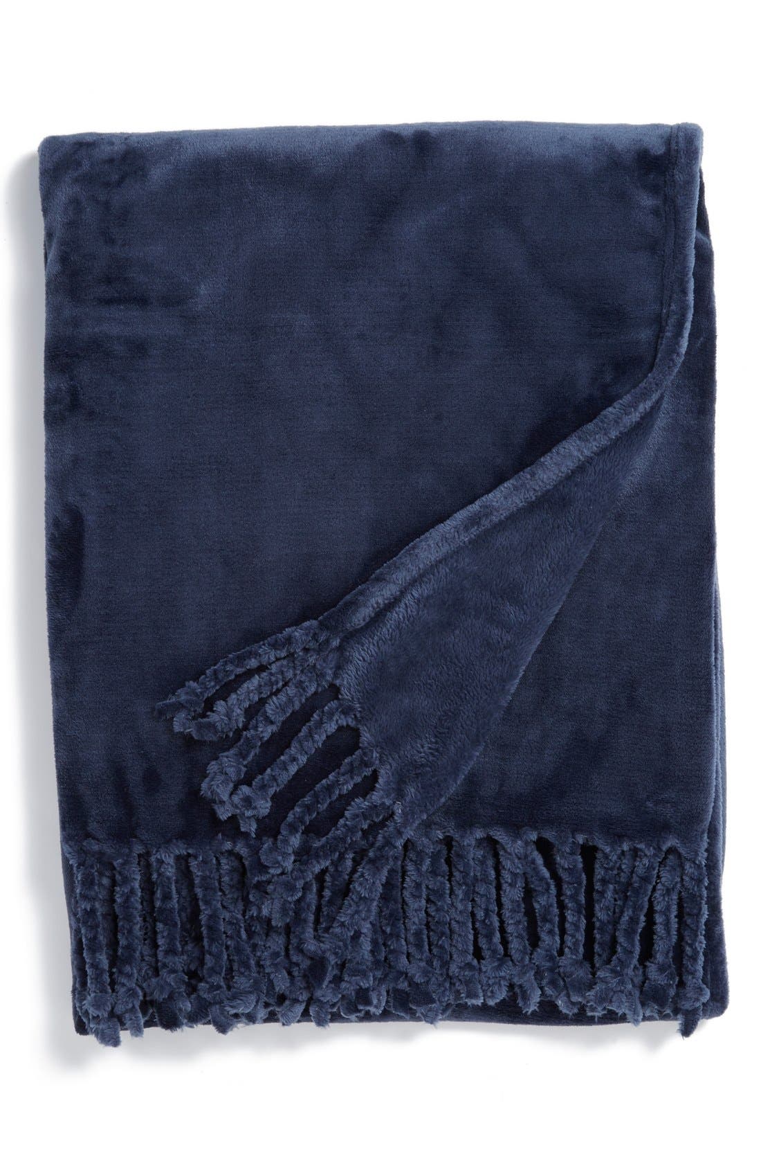 NORDSTROM AT HOME,
                            Kennebunk Bliss Plush Throw,
                            Main thumbnail 469, color,
                            411