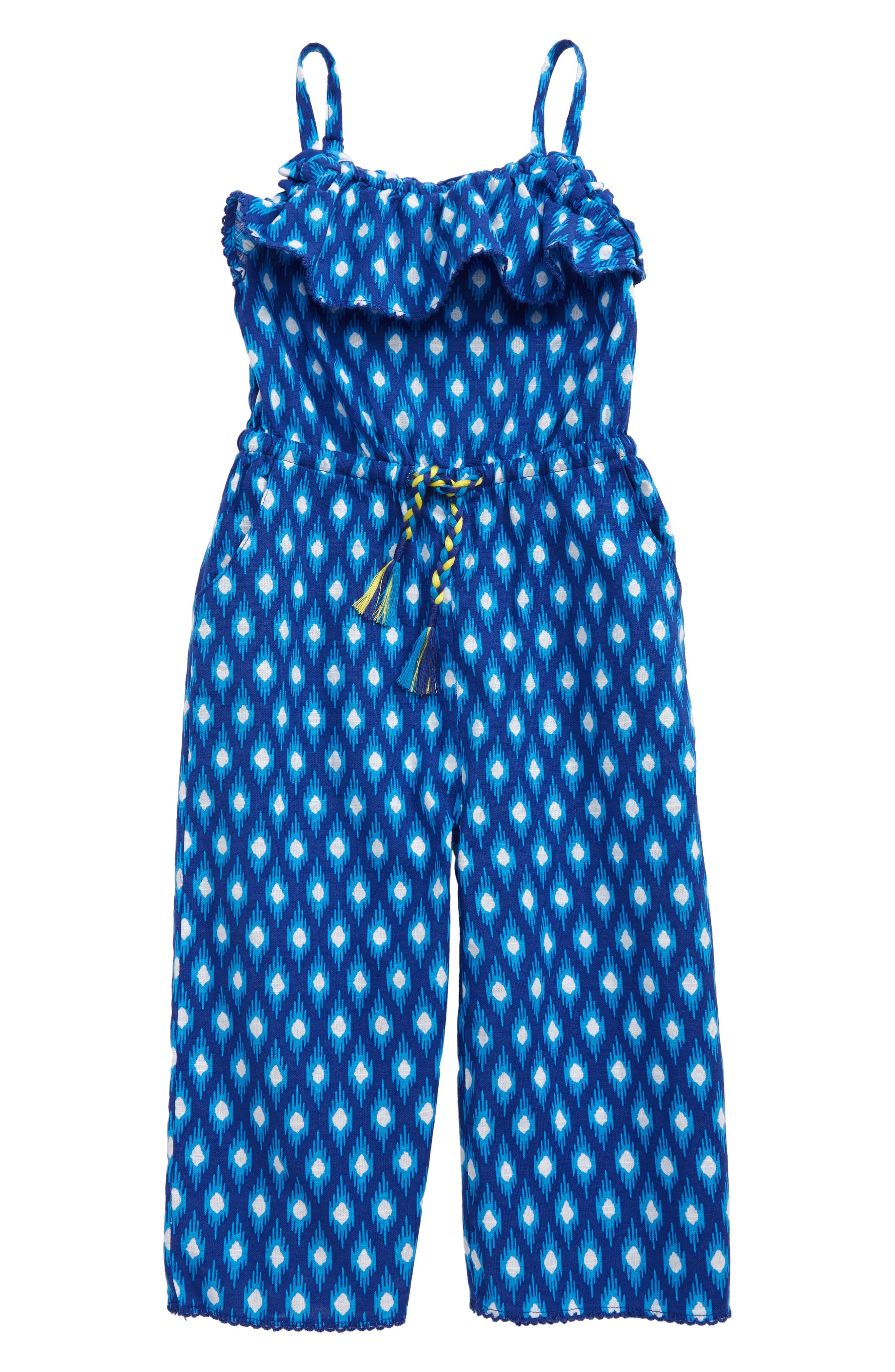 tie waist culotte jumpsuit
