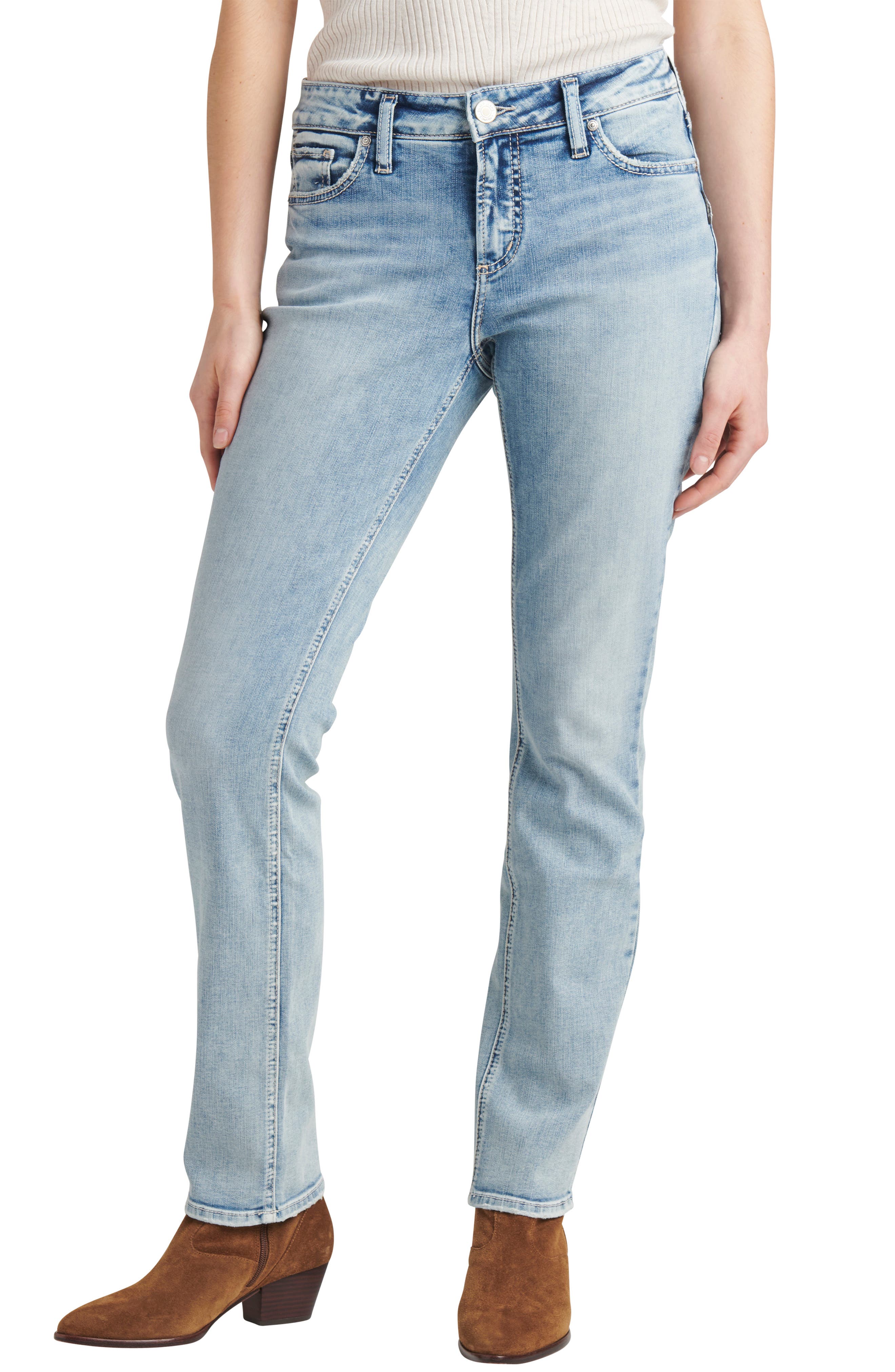Silver Jeans Co. Elyse Ankle Straight 