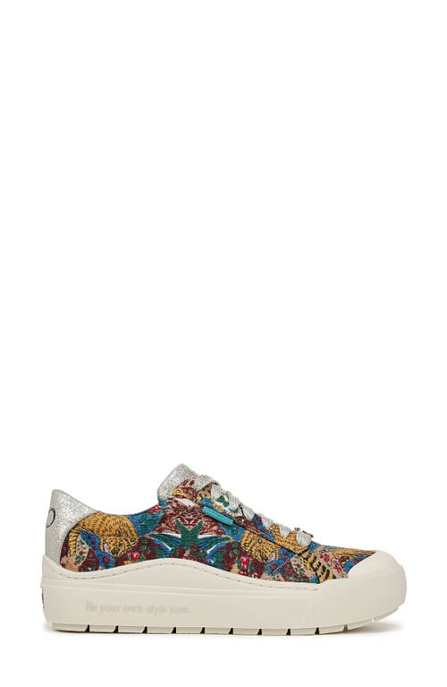 Shop Dr. Scholl's X Iris Apfel Time Off Platform Sneaker In Tiger Print