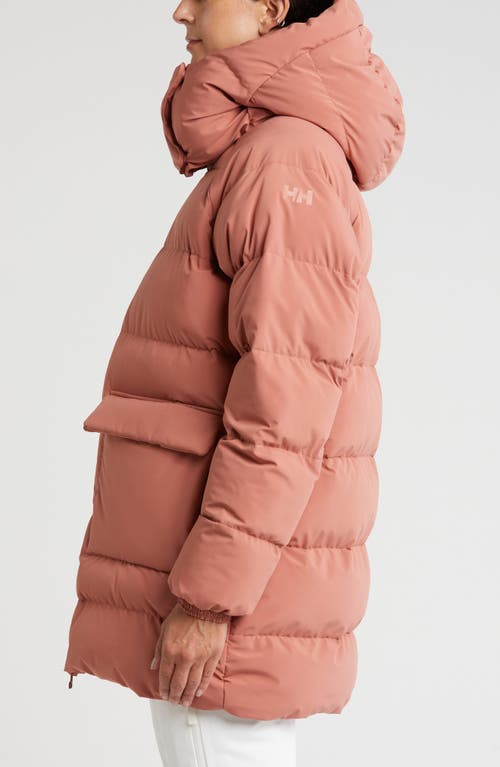 Helly Hansen Ellie Puffy Insulated Parka In 084 Cedarwood
