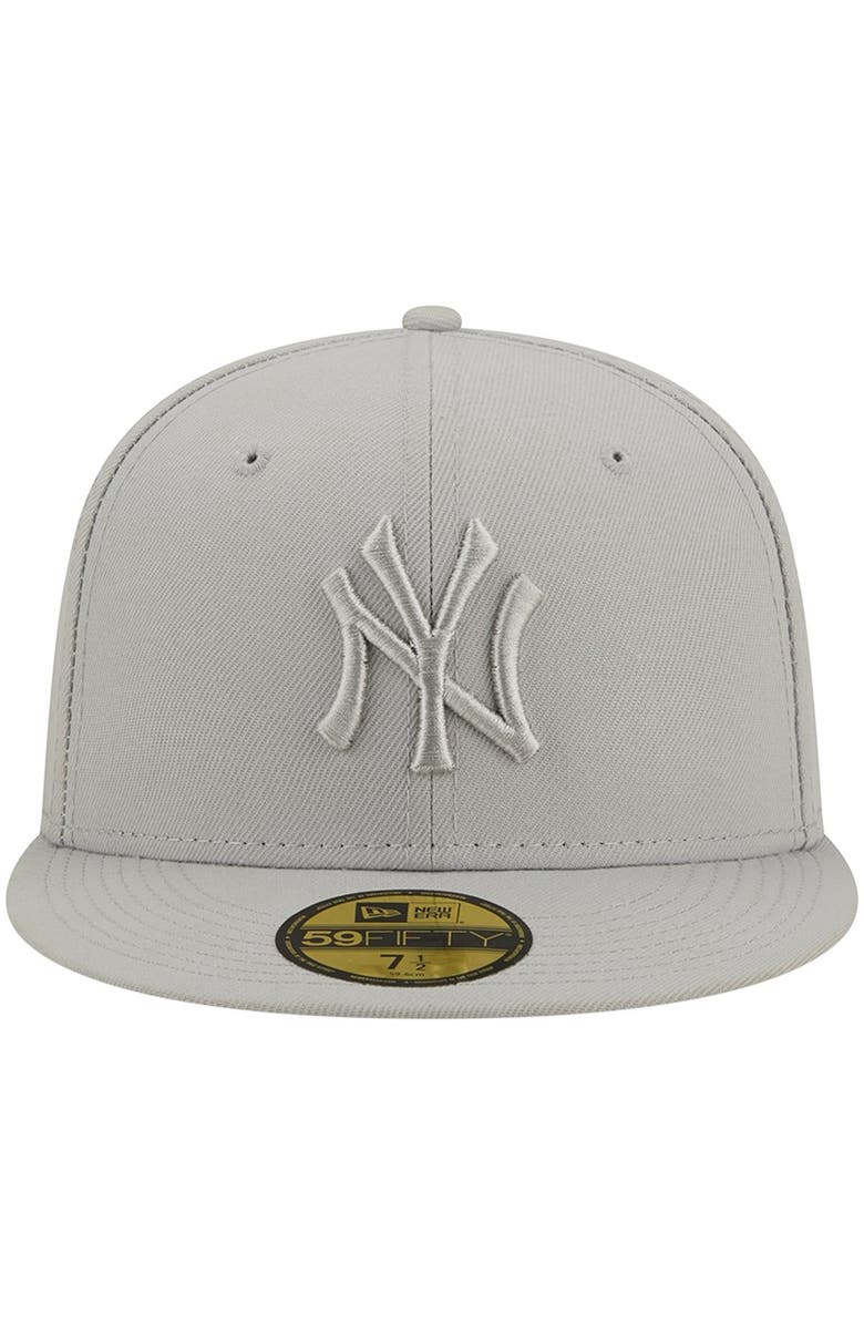 Men's New Era Gray New York Yankees Icon Color Pack 59FIFTY Fitted Hat