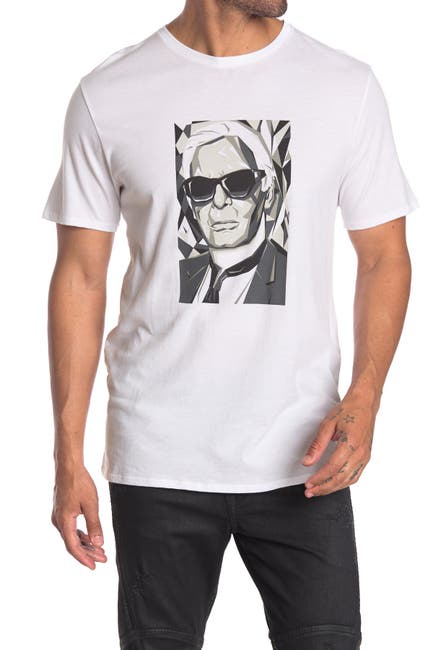 Karl Lagerfeld Paris | Karl Photo Face Print T-Shirt | Nordstrom Rack