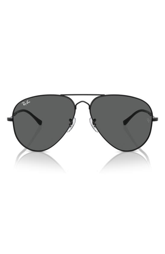 Shop Ray Ban Ray-ban Old Aviator 62mm Oversize Sunglasses In Black