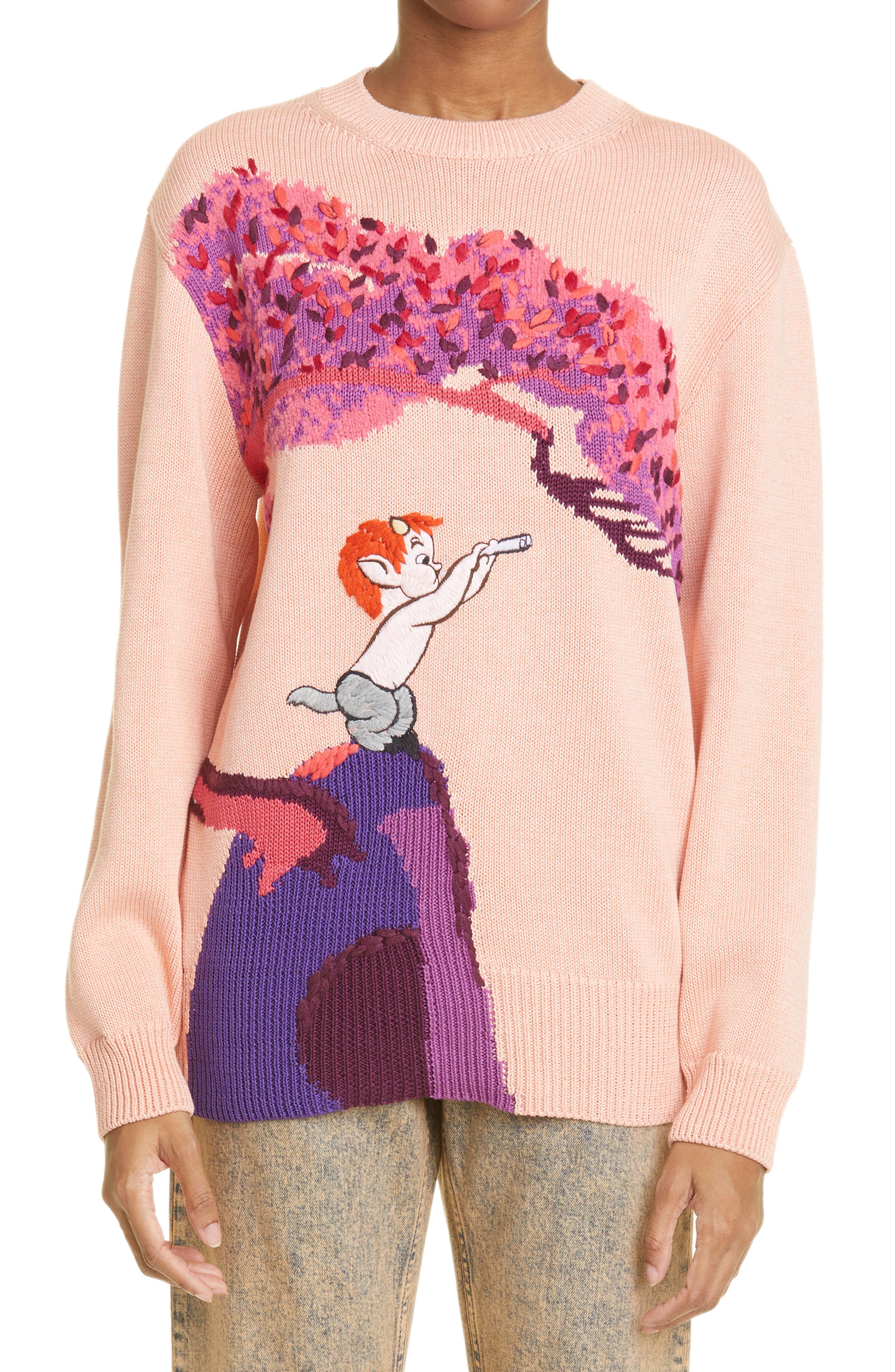 Womens Jumpers and knitwear Stella McCartney Jumpers and knitwear Stella McCartney Cotton-blend Sweater 