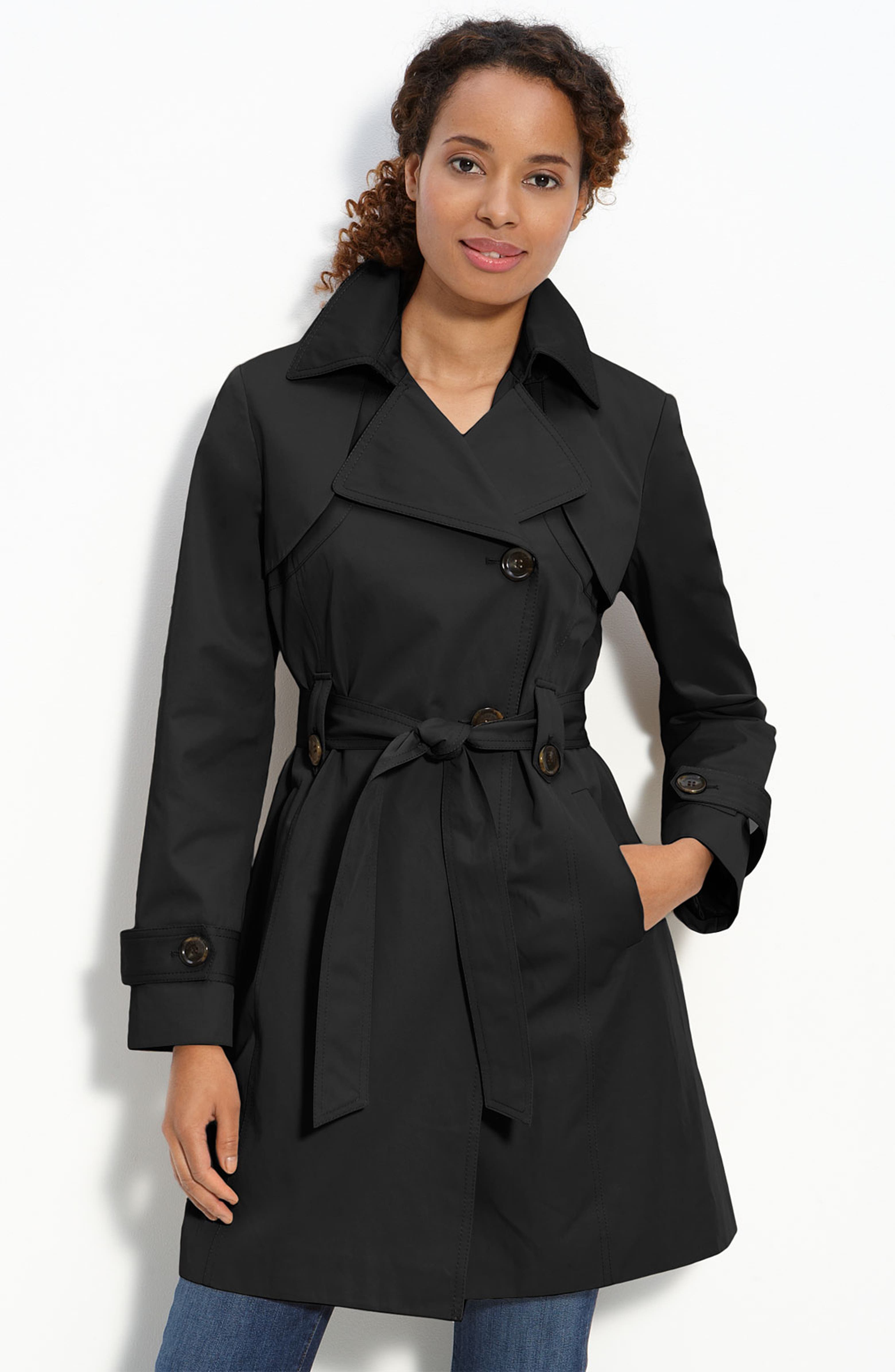 Ellen Tracy Asymmetrical Raincoat (Nordstrom Exclusive) | Nordstrom