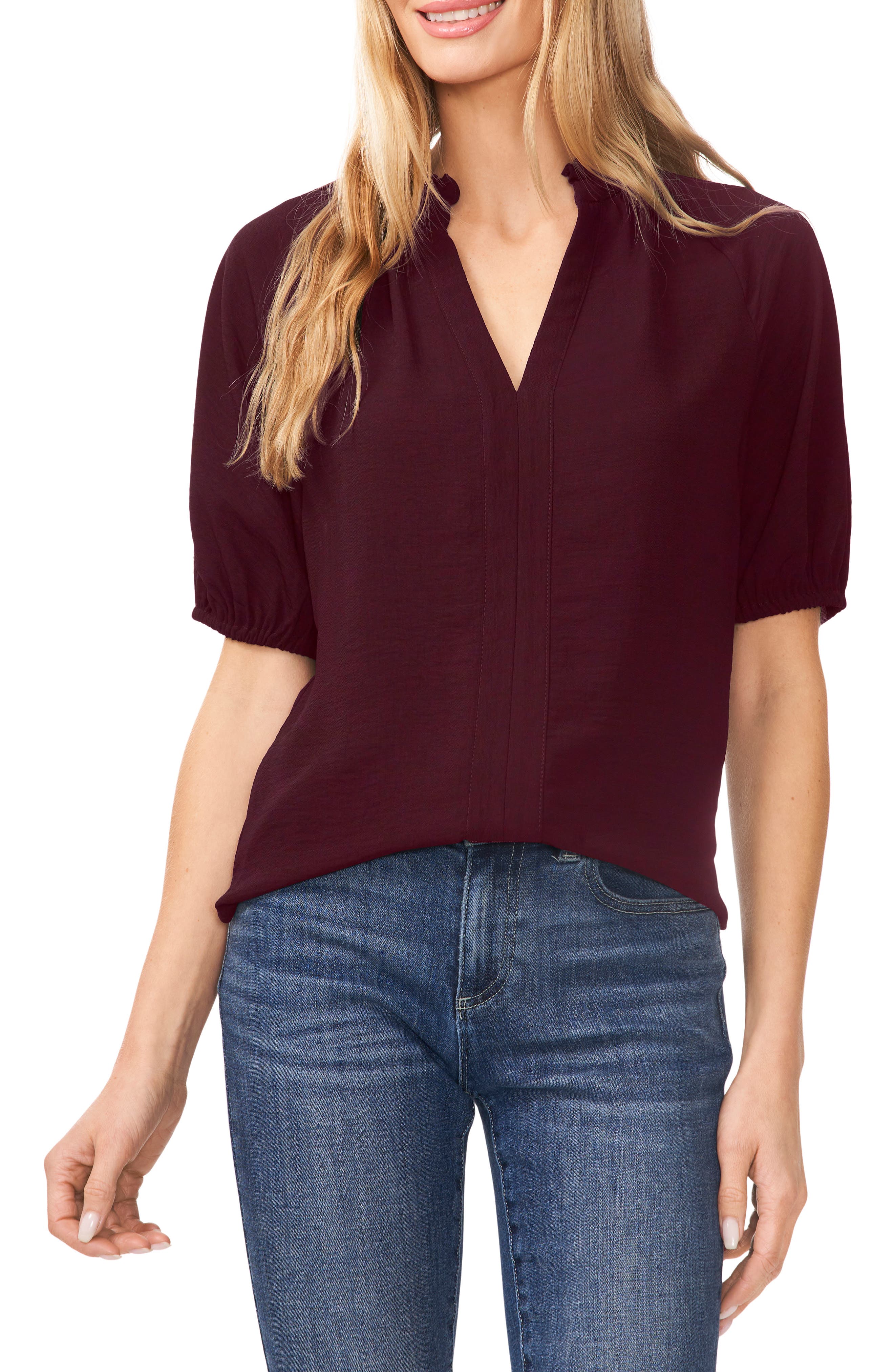 Women's Burgundy Blouses | Nordstrom