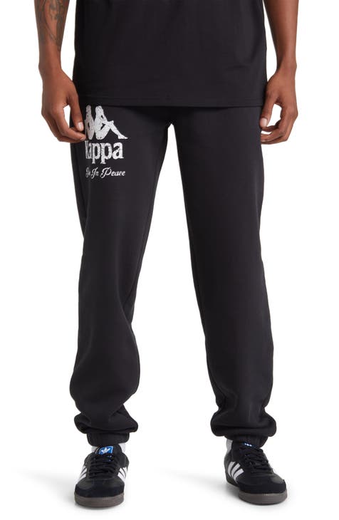 black kappa sweatpants