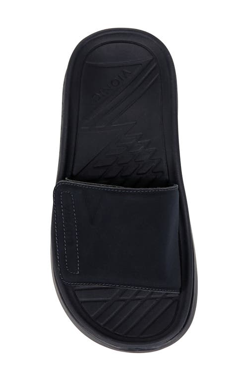 Vionic Rejuvenate Slide Sandal In Navy Blazer