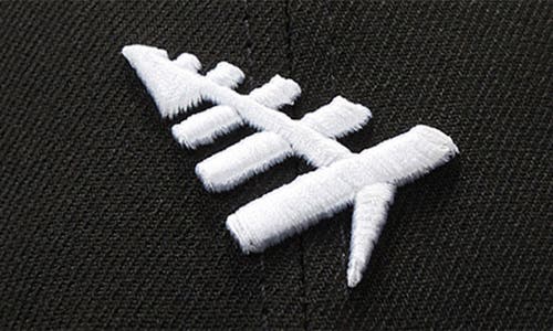 Paper Planes Icon Ii Dad Twill Hat In Black