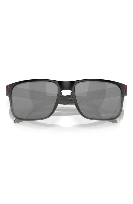 Oakley Holbrook Xl Introspect Square-frame Sunglasses In Shiny Black