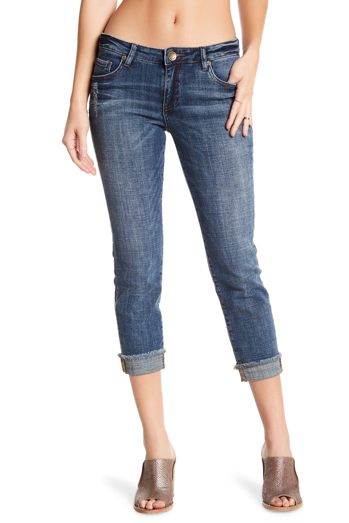 kut from the kloth straight leg jeans