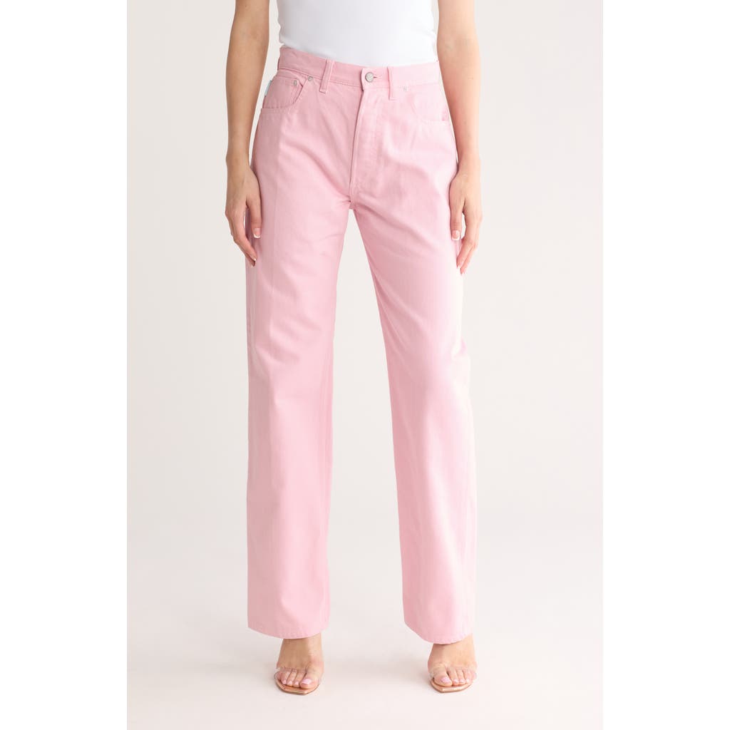 Shop Boyish Jeans The Ziggy Carpenter Straight Leg Jeans In Tickled Pink