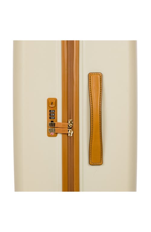 Shop Bric's Amalfi 30" Spinner Suitcase In Cream/tan