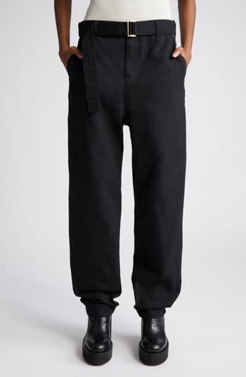 Sacai Carhartt WIP Belted Cotton Canvas Pants | Nordstrom