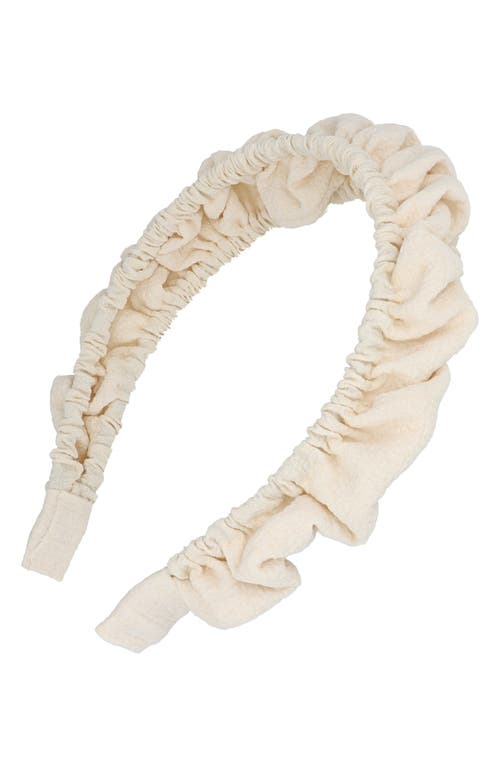 L. Erickson Frankie Headband in Cream at Nordstrom