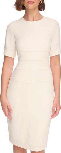 Tommy hilfiger textured sheath sales dress