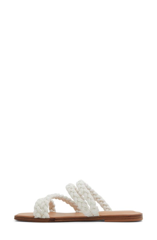 Shop Aldo Tritoney Slide Sandal In White