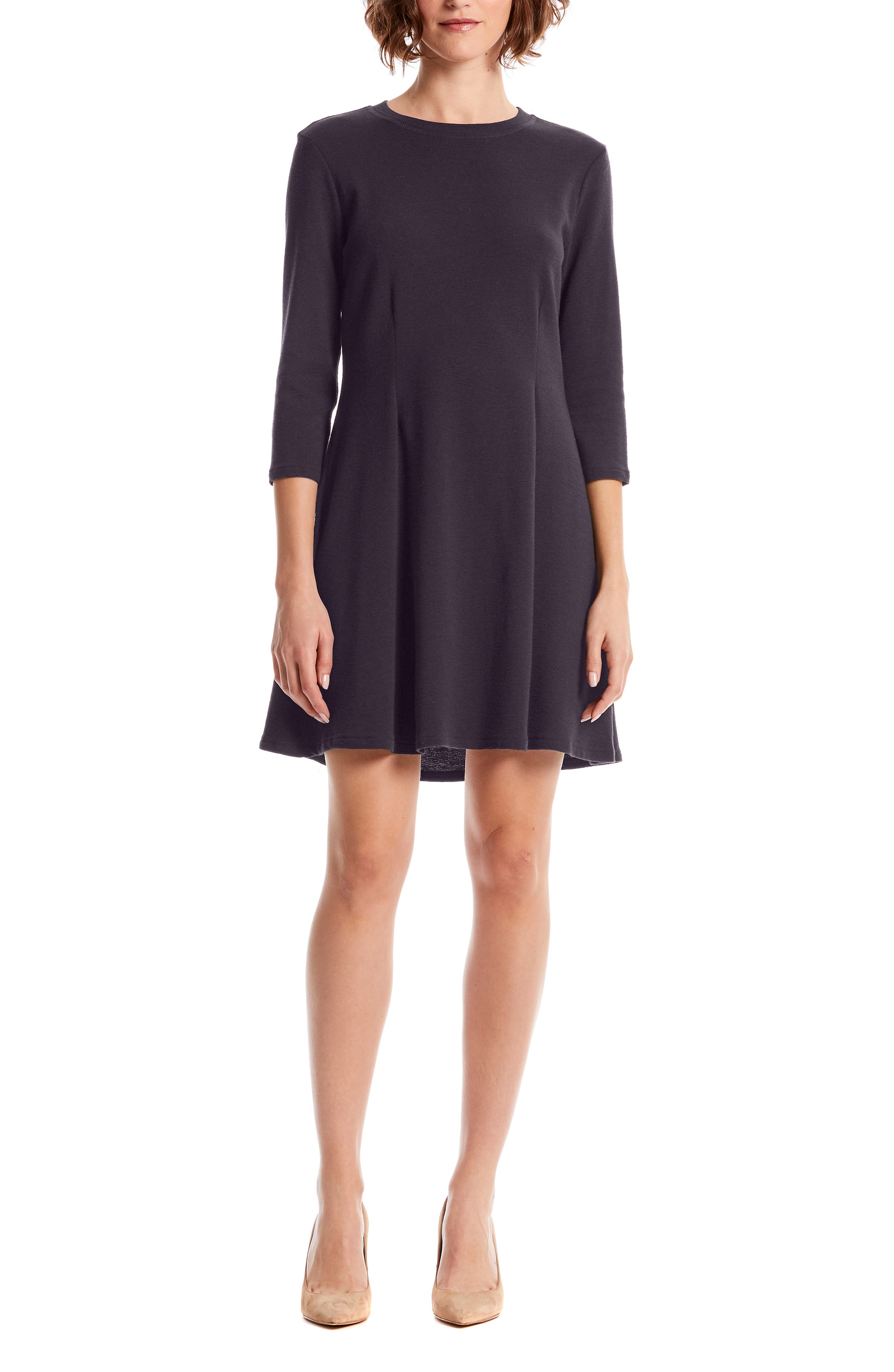 Michael Stars Sophie Fit & Flare Dress, Blue/green