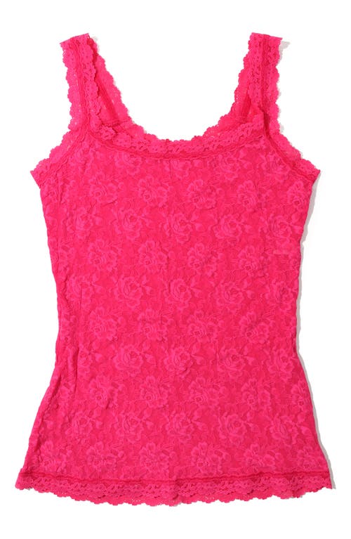 Shop Hanky Panky Lace Camisole In Morning Glory Pink