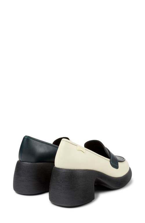 Shop Camper Thelma Colorblock Platform Loafer In Black Multi