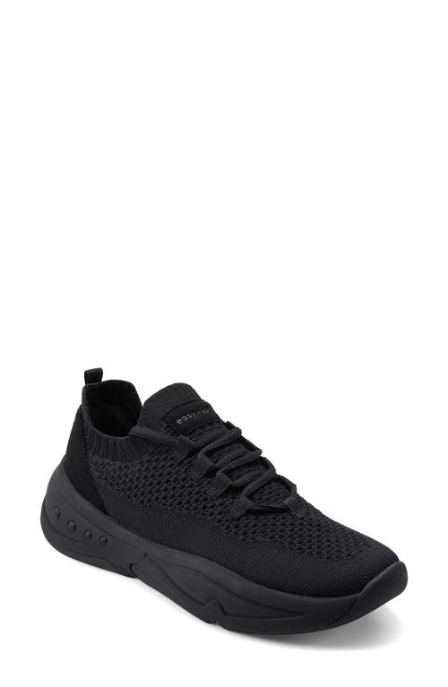 Power Lace-Up Sneaker in Black