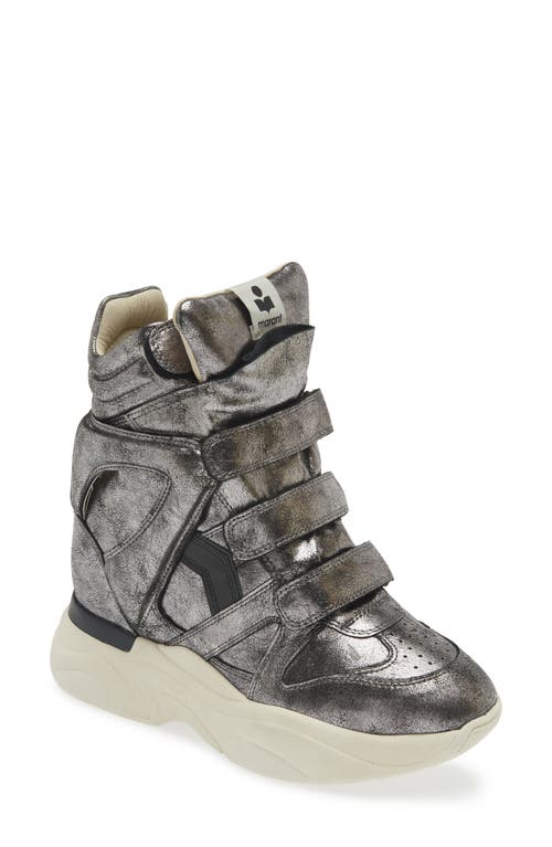 Shop Isabel Marant Festive Balskee Sneaker In Silver