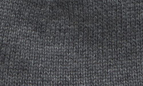 Pink Lemonade Double Pompom Organic Cotton Beanie In Dark Grey