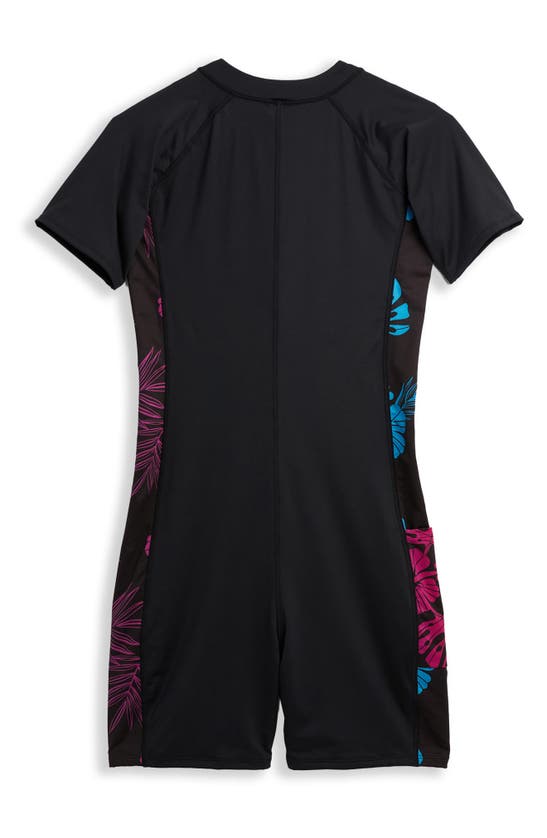 Tomboyx 6-inch One-piece Rashguard Swimsuit In Tropadelic