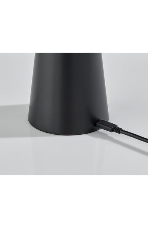 Adesso Lighting Jacky Cordless Led Table Lamp In Black