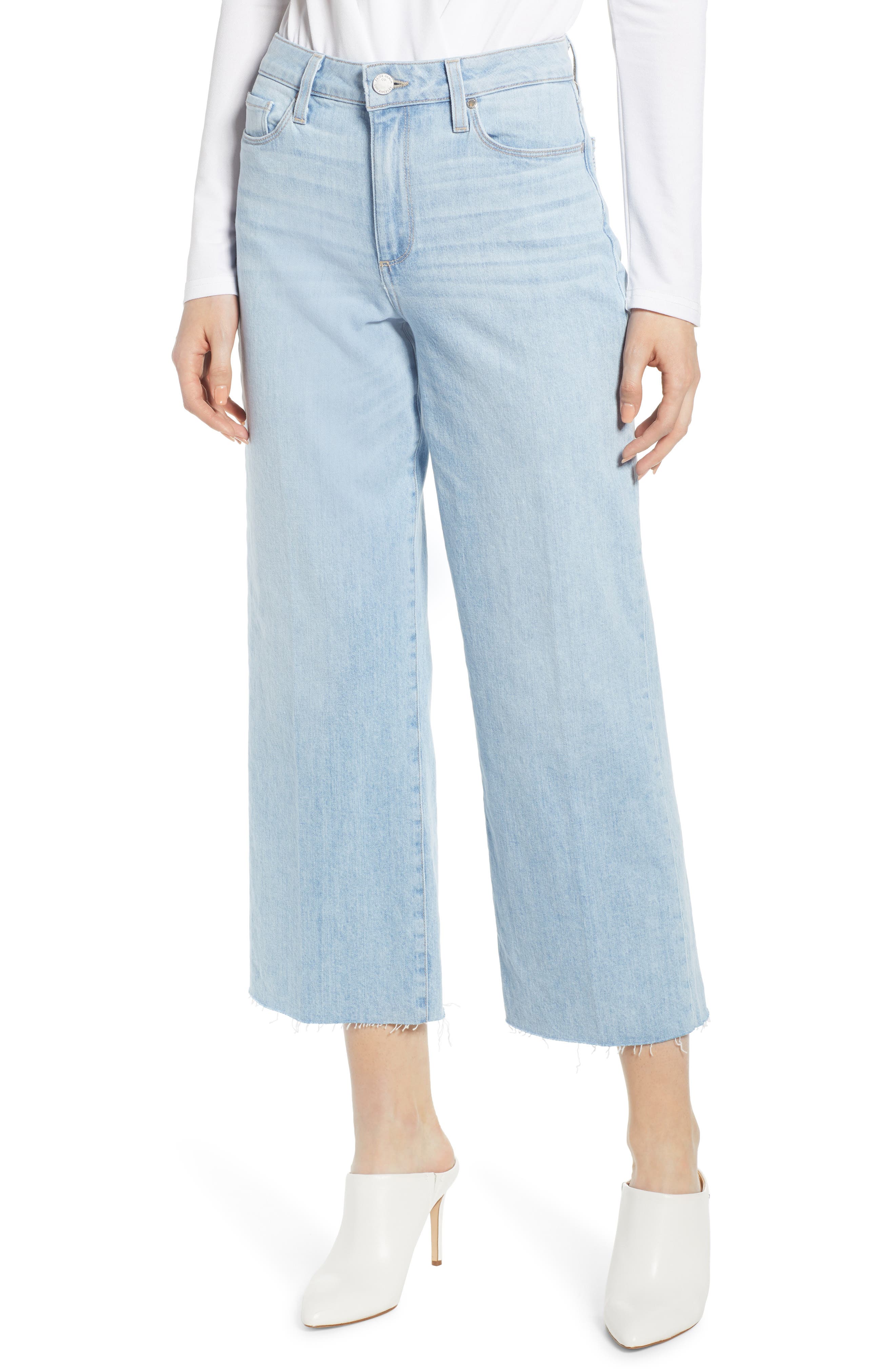 paige nellie high rise culotte jeans
