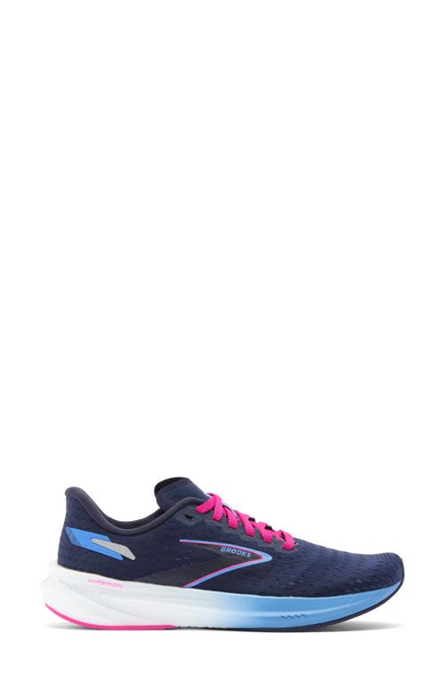 Brooks Hyperion Training Shoe In Peacoat/open Air/lilac Rose