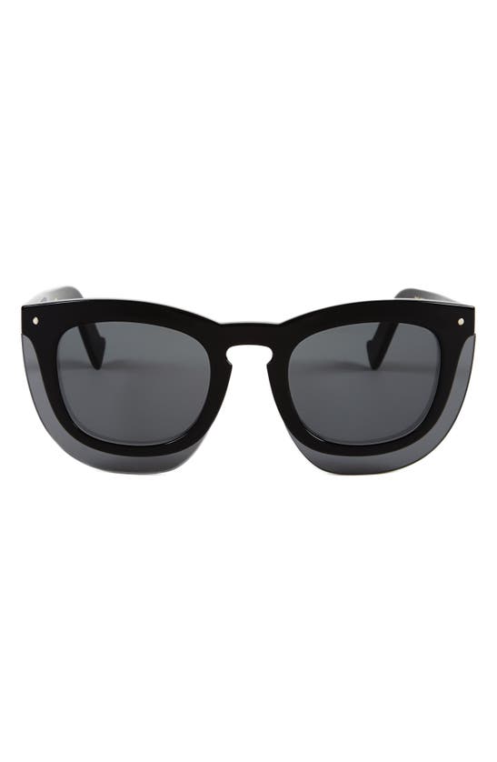 Grey Ant Inbox 48mm Square Sunglasses In Black
