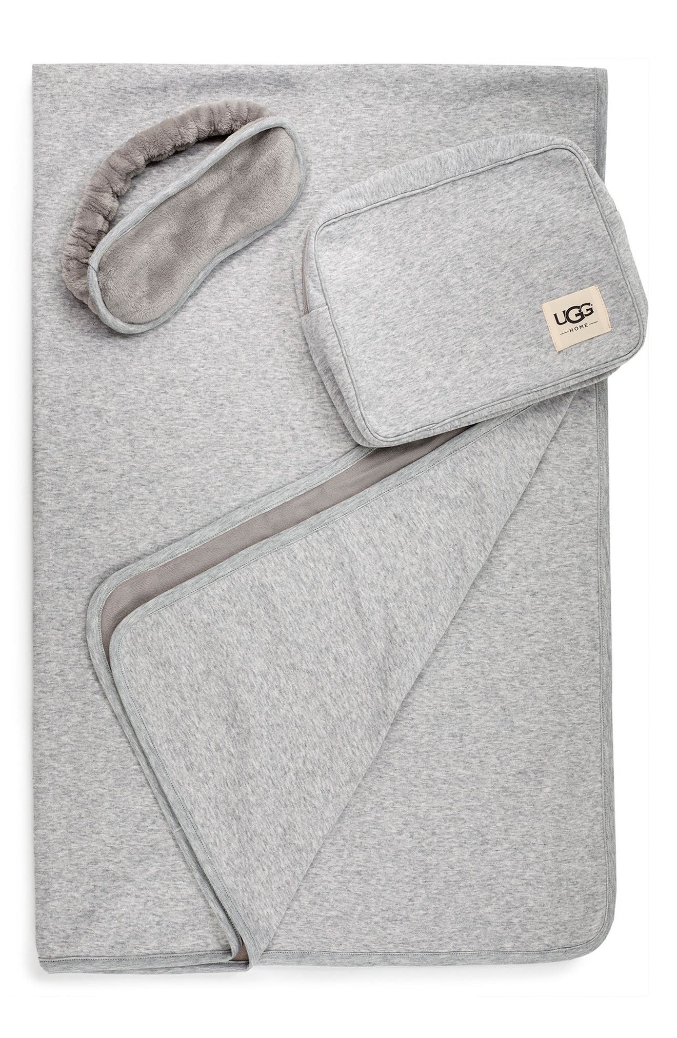 UGG® Duffield Eye Mask, Pouch & Blanket Travel Set Nordstrom
