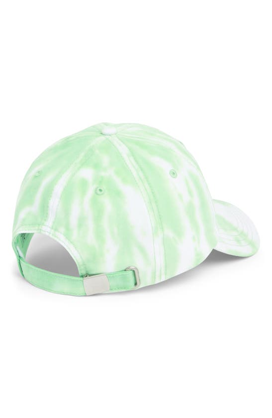 Shop The Accessory Collective Kids' Flower Tie Dye Baseball Cap In Green