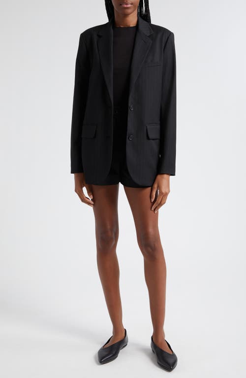 Atm Anthony Thomas Melillo Satin-twill Shorts In Black