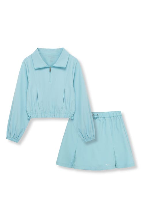 Shop Habitual Kids Kids' Pullover & Skort Set In Aqua